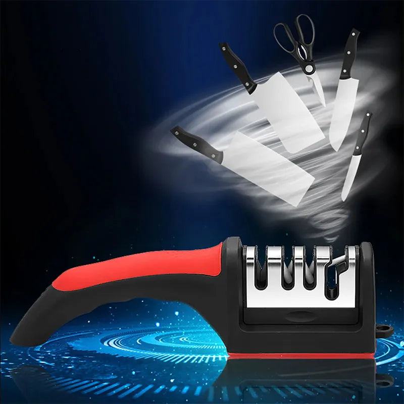 Glamzy Collection® Handheld Multi-function Knife Sharpener