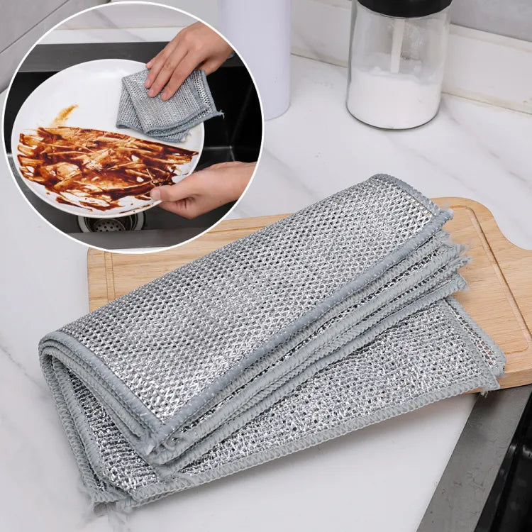 Glamzy Collection® Non Scratch Steel Wire Dishcloth