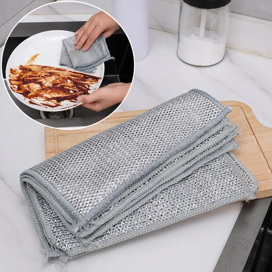 Glamzy Collection® Non Scratch Steel Wire Dishcloth
