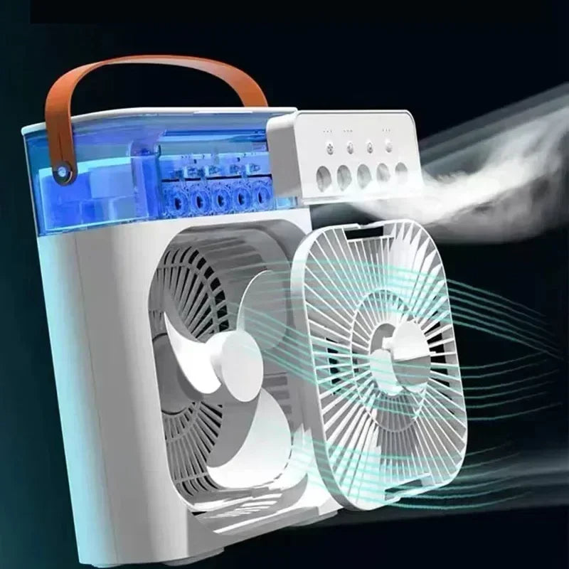 Glamzy Collection® Portable Air Conditioner Fan Household Hydrocooling Water mist Cooler