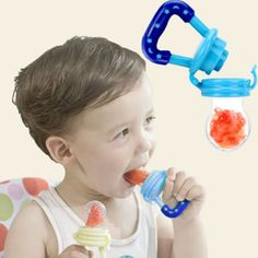 Glamzy Collection® Baby Spoon Feeder | With Fruit Pacifier