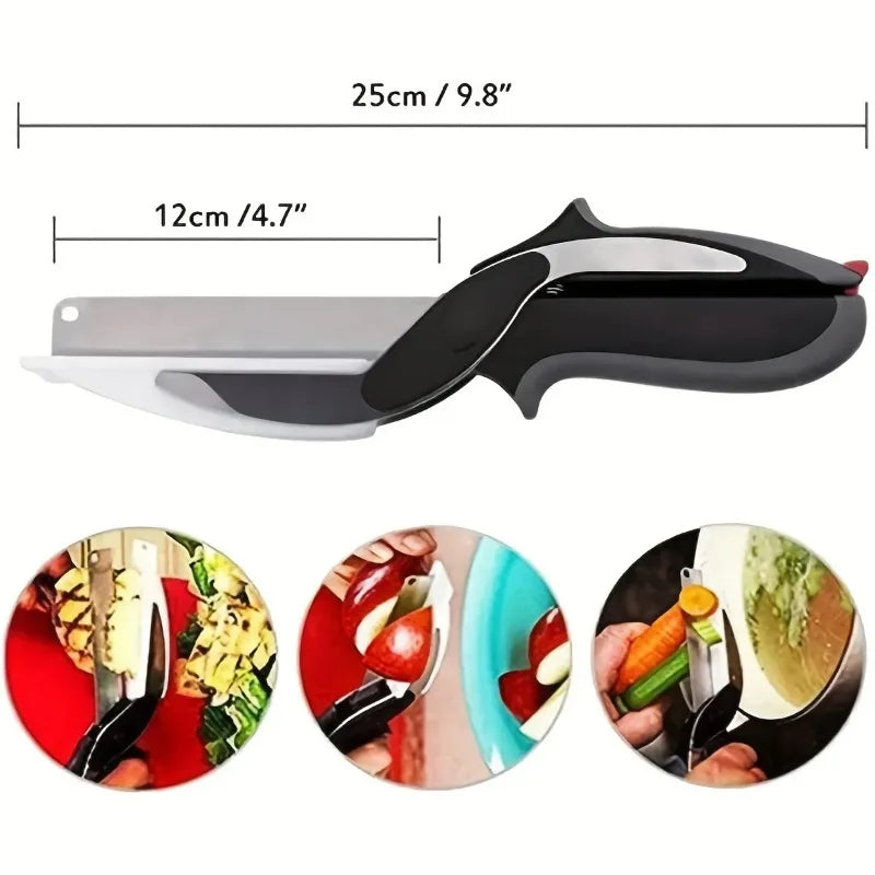 Glamzy Collection® 2 in 1 Salad Chopper Vegetable Cutter
