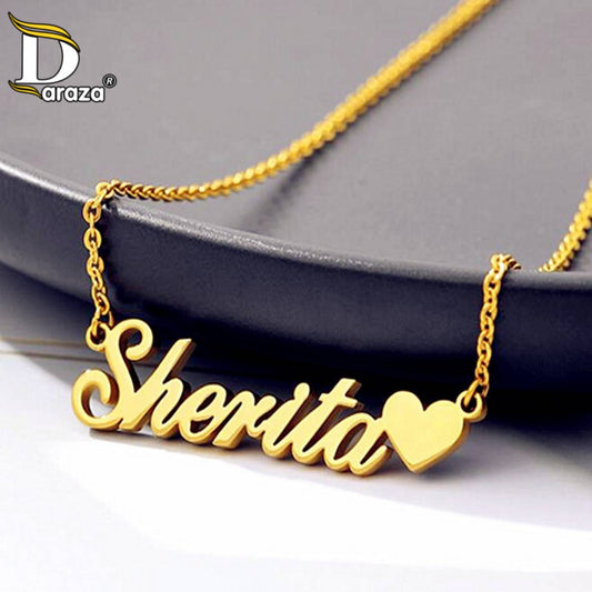 Glamzy Collection® Customized Name Locket ( Gold and Silver Plated )