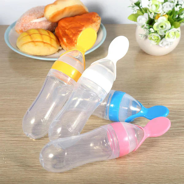 Glamzy Collection® Baby Spoon Feeder | With Fruit Pacifier