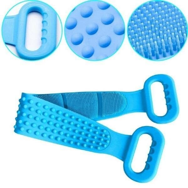 Glamzy Collection®Body Wash Silicone Body Scrubber Belt | Pack Of 2