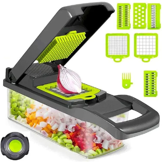 Glamzy Collection® Vegetable and fruit cutter nicer dicer all in one