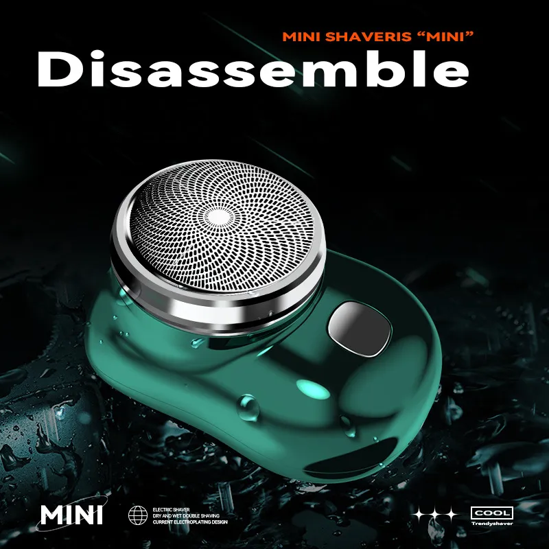 Glamzy Collection® Mini Type-C Fast Charging Pocket Razor