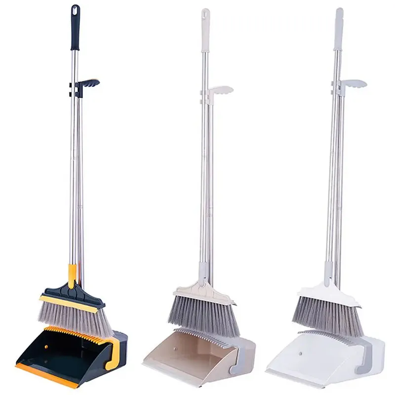 Glamzy Collection® Attachable Broom with dustpan cleaning product