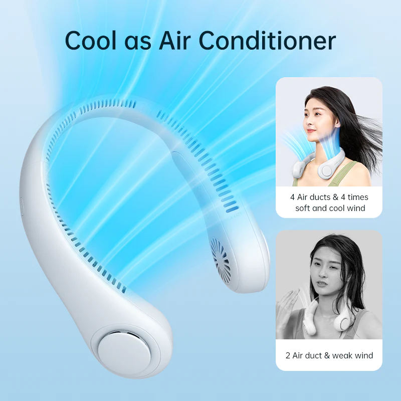 Glamzy Collection® Mini Neck Portable Air Cooler Fan