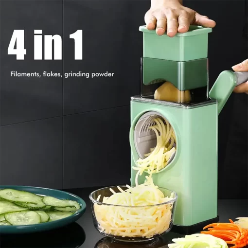 Glamzy Collection®3 In 1 Round Cutter Vegetable Slicer Manual
