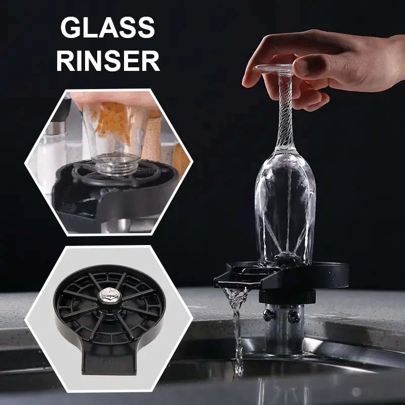 Glamzy Collection® Automatic Cup Washer Or Glass Rinser Dishwasher