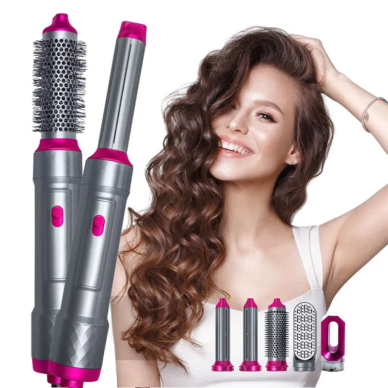 Glamzy Collection® 5 In 1 Hair Dryer Straightener And Curler