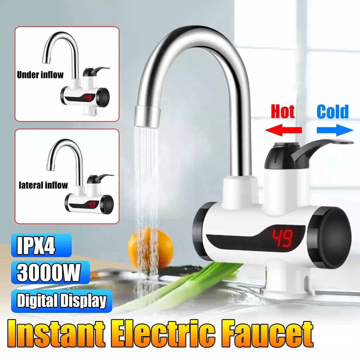 Glamzy Collection® Electric Faucet Water heater