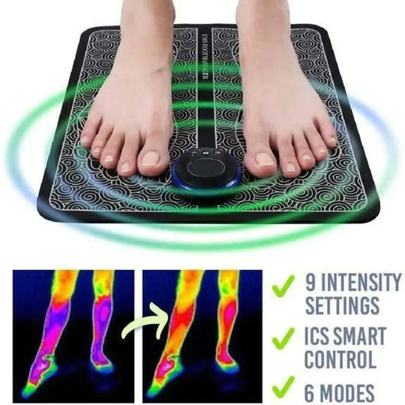 Glamzy Collection® Electric EMS Foot Massager Pad
