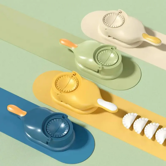 Glamzy Collection®2 In 1 Efficient Dumpling Maker Manual Dough Presser