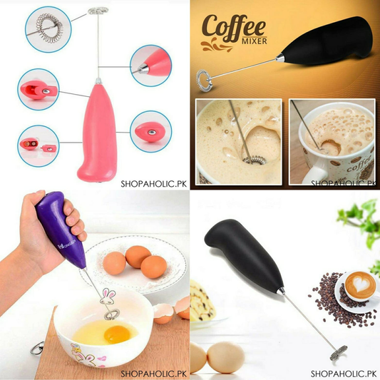 Glamzy Collection®Electric Mini Whisk Mixer Foamer