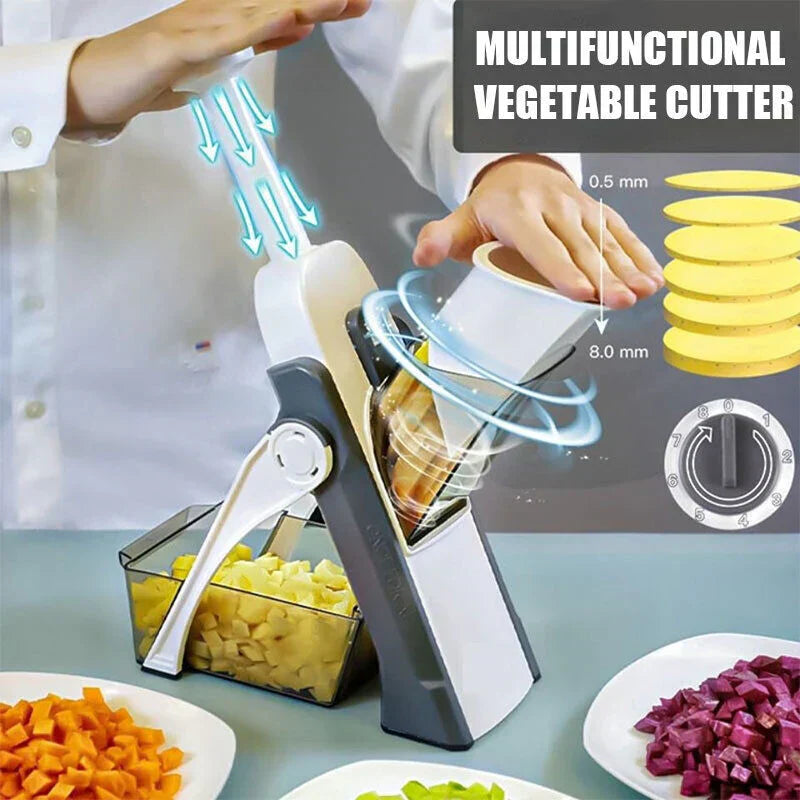 Glamzy Collection® Mandoline Slicer | Vegetable Cutter & Slicer